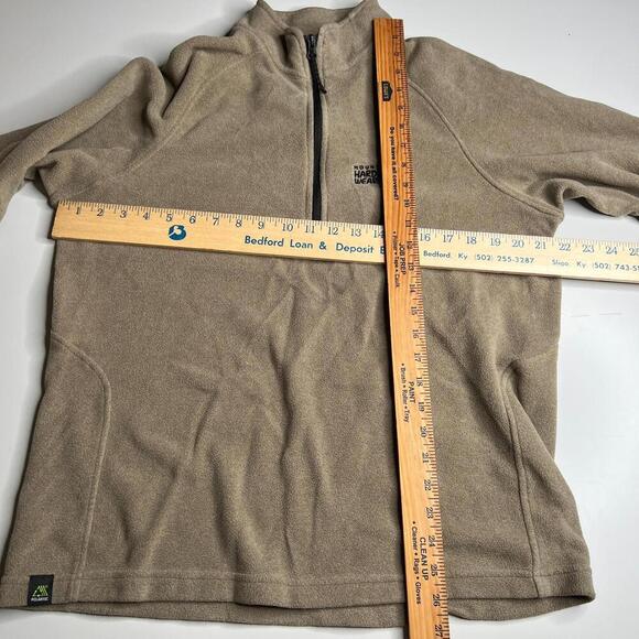 Mountain Hardwear Men’s Polartec Fleece Pullover Jacket Brown Size M Half Zip - Picture 3 of 6